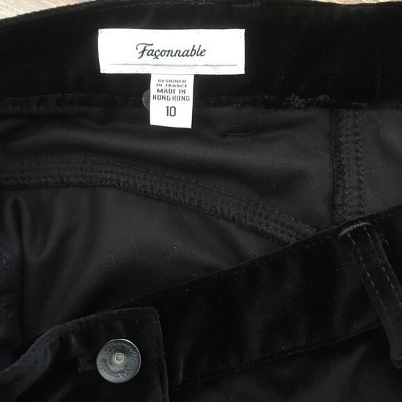 Faconnable black velvet classic jacket pant set 10 - Picture 12 of 15